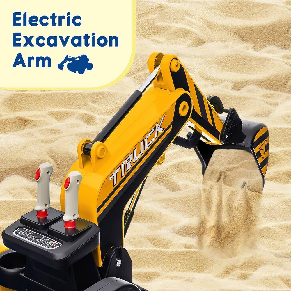 Alluxe® 4WD Electric Kids Ride-On Excavator