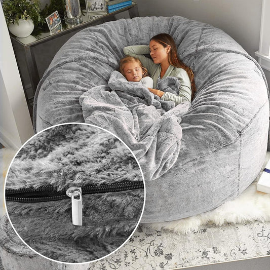 Alluxe® Jumbo Memory Foam Beanbag Chair