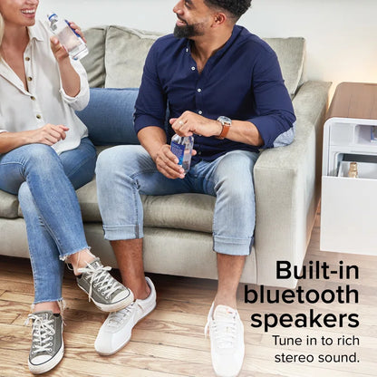 Alluxe® Smart Side Table With Built-Ins